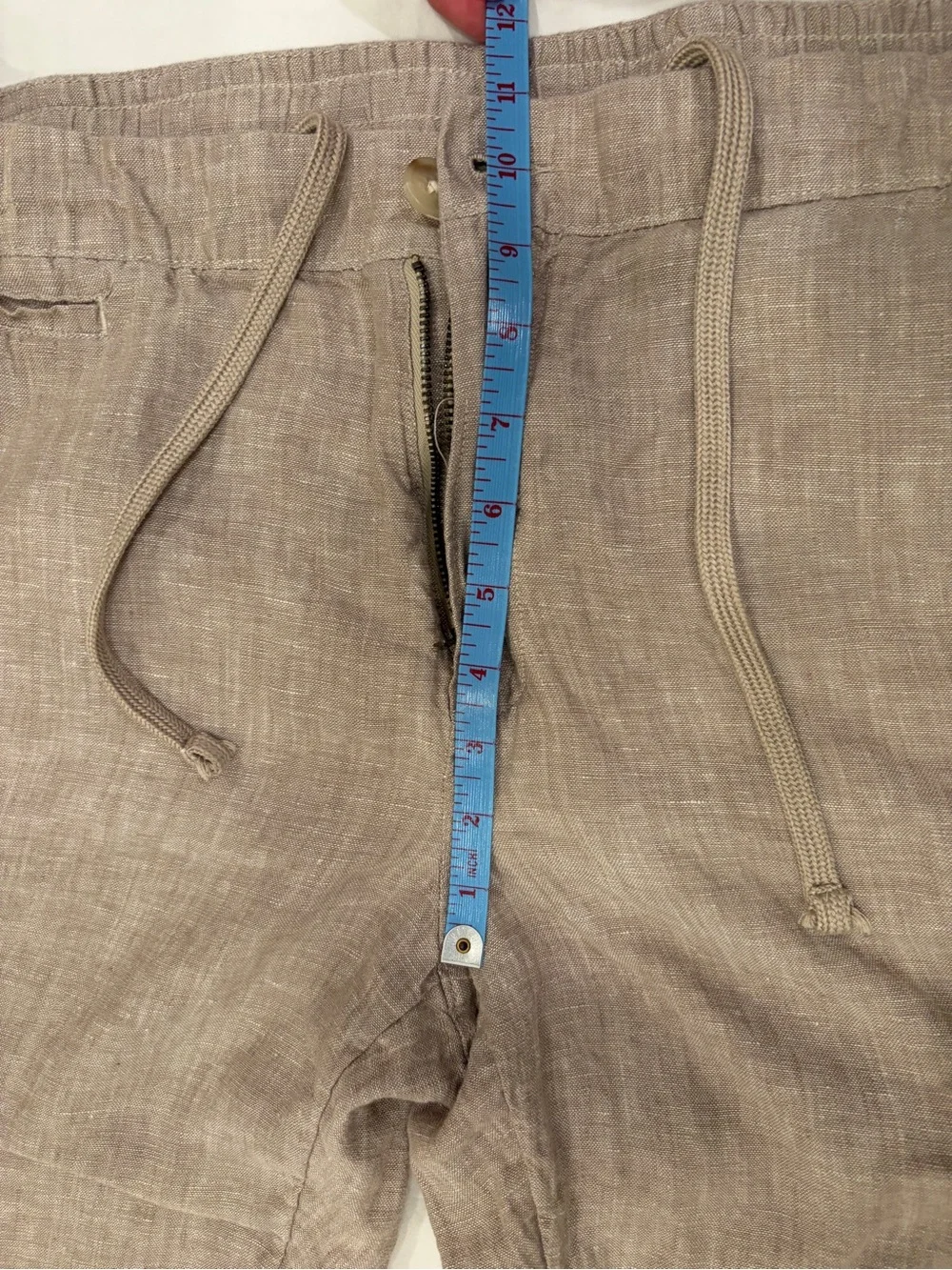 Panama Jack Men's Lightweight Linen Pants in Beige